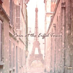 Icono de Theme Rain at the Eiffel Tower